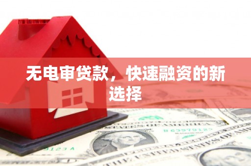 长兴无电审贷款，快速融资的新选择