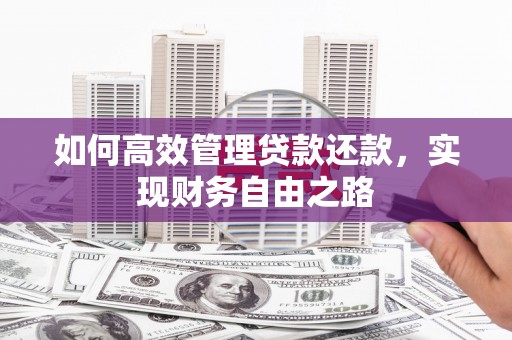 长兴如何高效管理贷款还款，实现财务自由之路