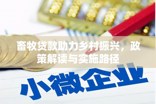 长兴畜牧贷款助力乡村振兴，政策解读与实施路径