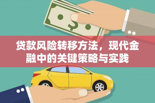 长兴贷款风险转移方法，现代金融中的关键策略与实践