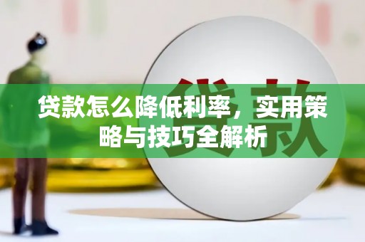 长兴贷款怎么降低利率，实用策略与技巧全解析