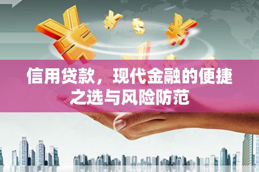 长兴信用贷款，现代金融的便捷之选与风险防范