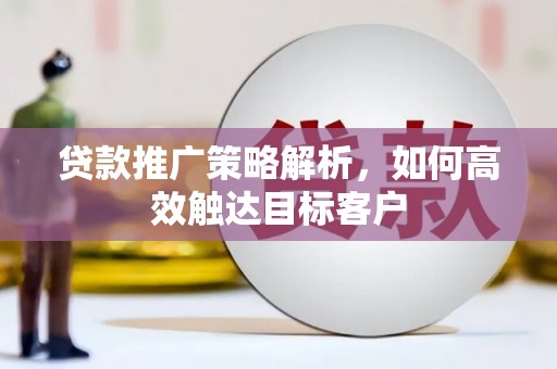 长兴贷款推广策略解析，如何高效触达目标客户