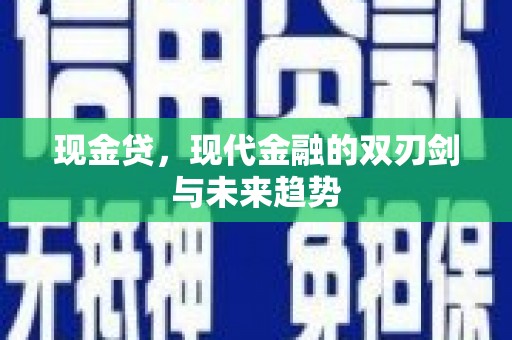 长兴现金贷，现代金融的双刃剑与未来趋势