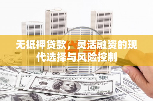 长兴无抵押贷款，灵活融资的现代选择与风险控制