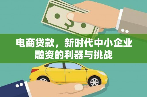 长兴电商贷款，新时代中小企业融资的利器与挑战