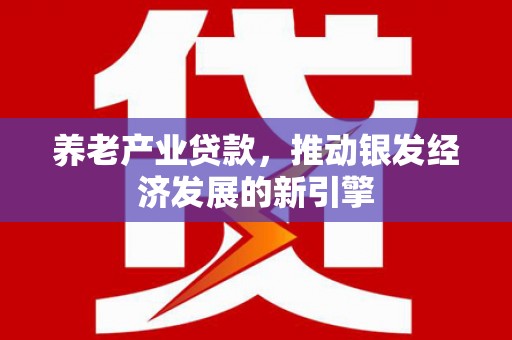 长兴养老产业贷款，推动银发经济发展的新引擎