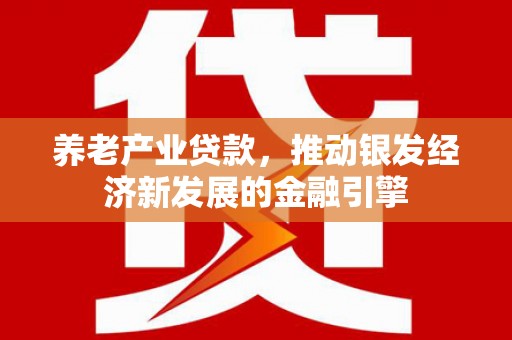 长兴养老产业贷款，推动银发经济新发展的金融引擎