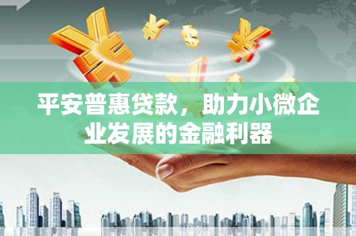 长兴平安普惠贷款，助力小微企业发展的金融利器