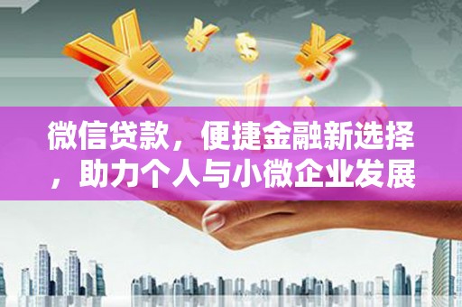 长兴微信贷款，便捷金融新选择，助力个人与小微企业发展