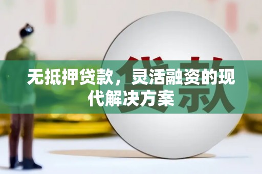 长兴无抵押贷款，灵活融资的现代解决方案