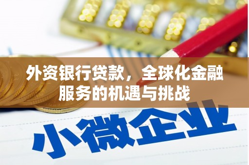 长兴外资银行贷款，全球化金融服务的机遇与挑战