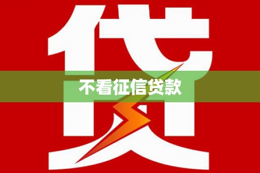 长兴不看征信贷款