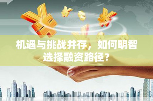 长兴机遇与挑战并存，如何明智选择融资路径？