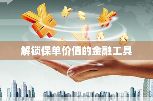 长兴解锁保单价值的金融工具